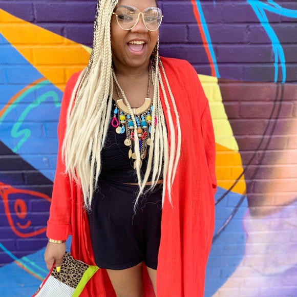 Orange kimono - Picture 2 of 4